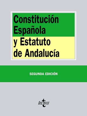 cover image of Constitución Española y Estatuto de  Andalucía
